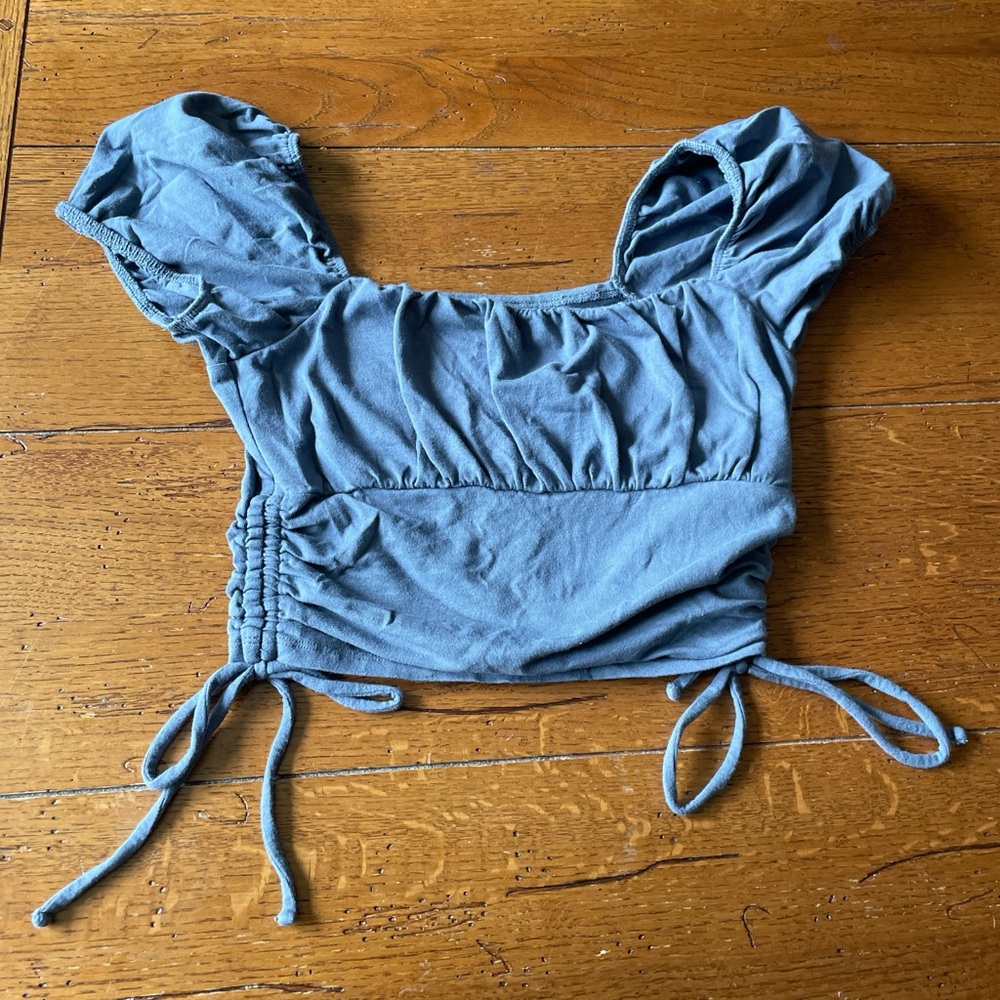 Hollister Blue Short Sleeve Top